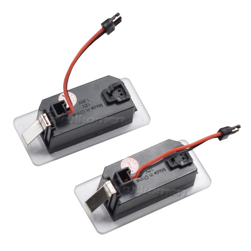 2x Fits For Fiat 500X 2014 2015 2016 2017 2018 2019 White Canbus LED Number License Plate Lights Lamp