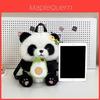Plüsch-Rucksack mit Panda-Motiv für Mädchen, atmungsaktives Design und sicherer Reißverschluss für den täglichen Gebrauch