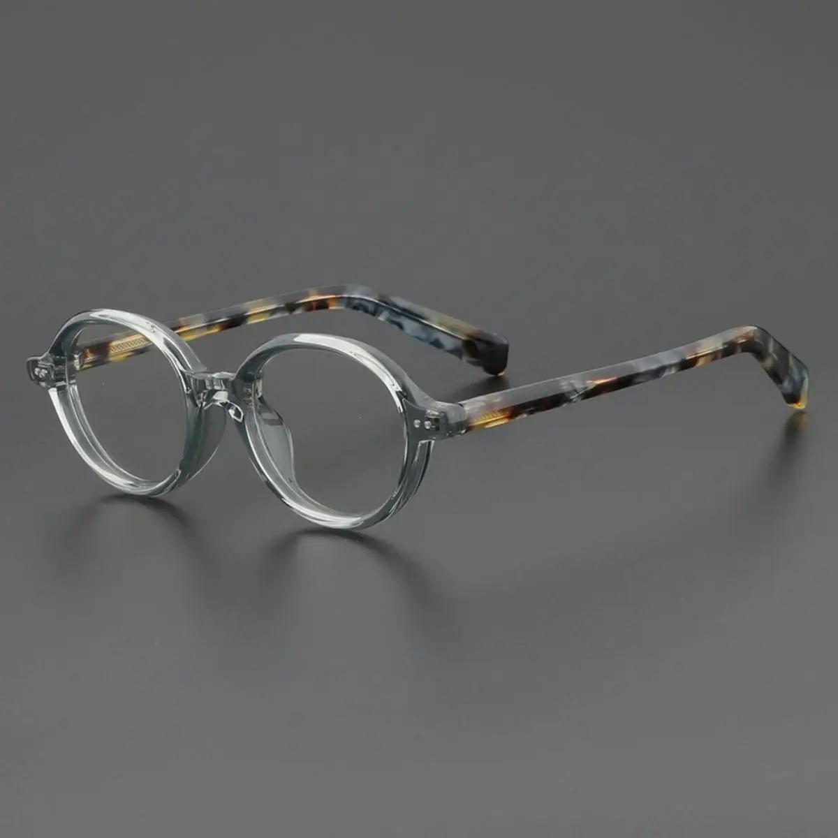 

Oval Eyeglasses for Women Retro Classic Vintage Eyeglasses Frame Optical Lens Round Men Female Brown Green Clear Lens Lens Unisex Blue Ray Eyeglasses