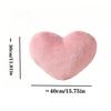 1PC 30×40cm Soft Pink Heart Pillow Cute Decorative Cushion for Valentines Day Birthday Gift Indoor Office Sofa Bed Waist Support