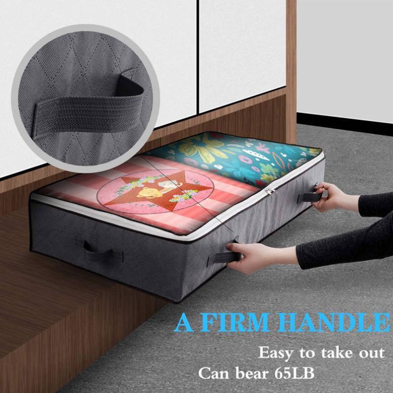 Clothes Storage Bin With Foldable Design And Large Capacity For Bedroom Organization