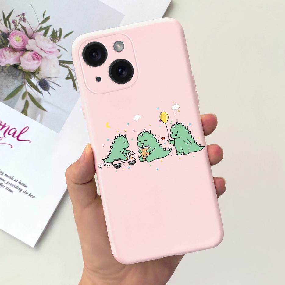 For Apple iPhone 15 Case Stylish Moon Spaceman Cartoon Cover Soft Silicone Phone Case For iPhone 15 Pro Max iPhone15 Plus Bumper