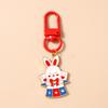 Lovely Puppy Dog Keychain Cartoon Animal Key Ring Pendant for Women Girls Handbag Decor DIY Key Chain Jewelry Gift