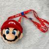 Unused Level USJ Mario Face Pouch Plush Lanyard Included