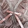 Sexy Polka Dot Nightdress Princess Style Suspender Skirt Mesh Private Room Pajamas Backless Wear