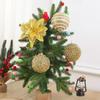 8CM 9PCS Christmas Ball Ornaments Luxury Foam Christmas Tree Party Decoration New Christmas Spheres Pendant