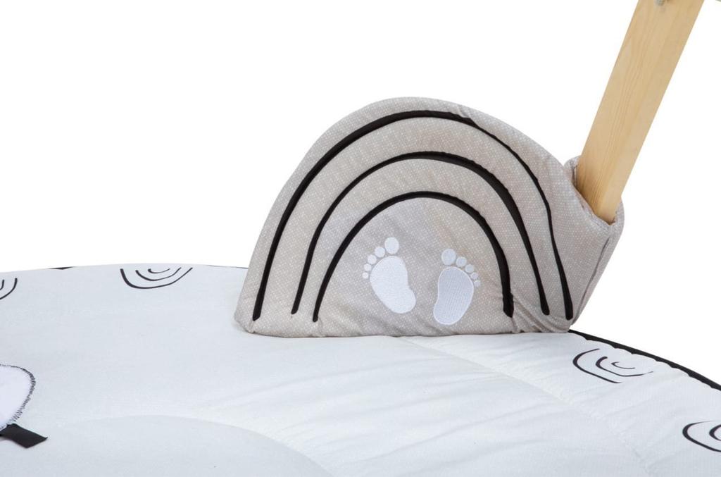 Tiny Love Decor Gymnastics For Baby Educational Mat With Wooden Stand
