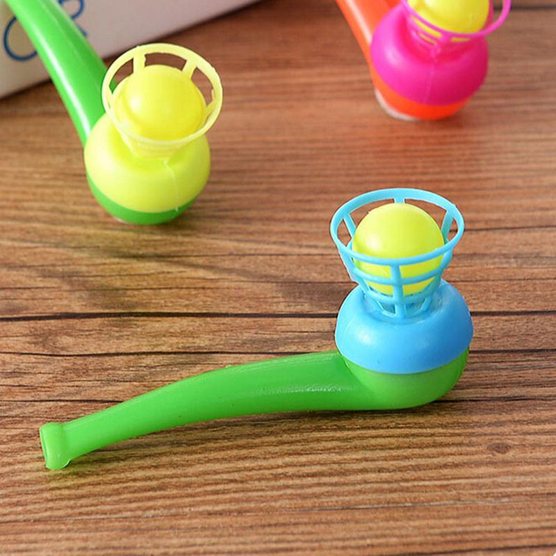 3Pcs Magic Floating Ball Game Kids Gift Toys Blow Pipe Balls For Party Game