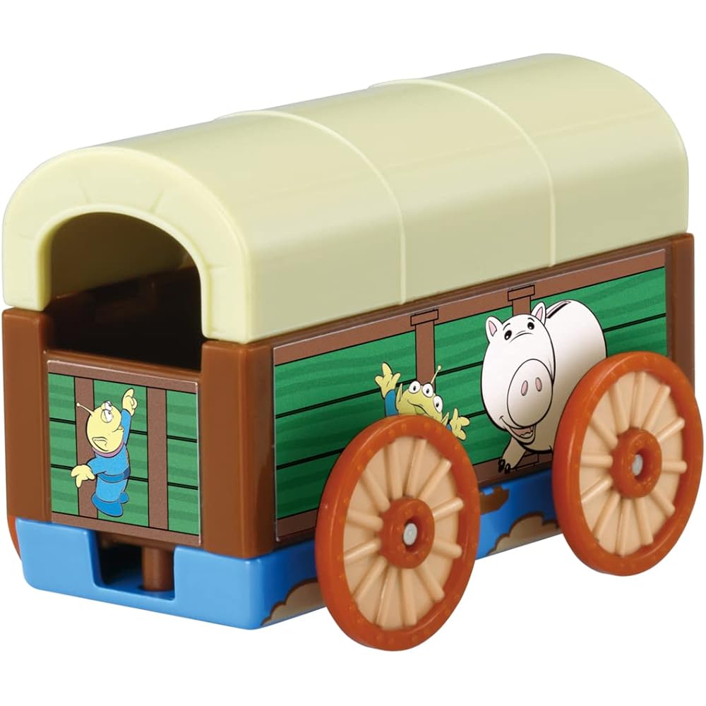 Takara Tomy Tomica Dream Tomica Ride-On Disney Woody & Andy Toy Box Mini Car Toy for Ages 3 and Up