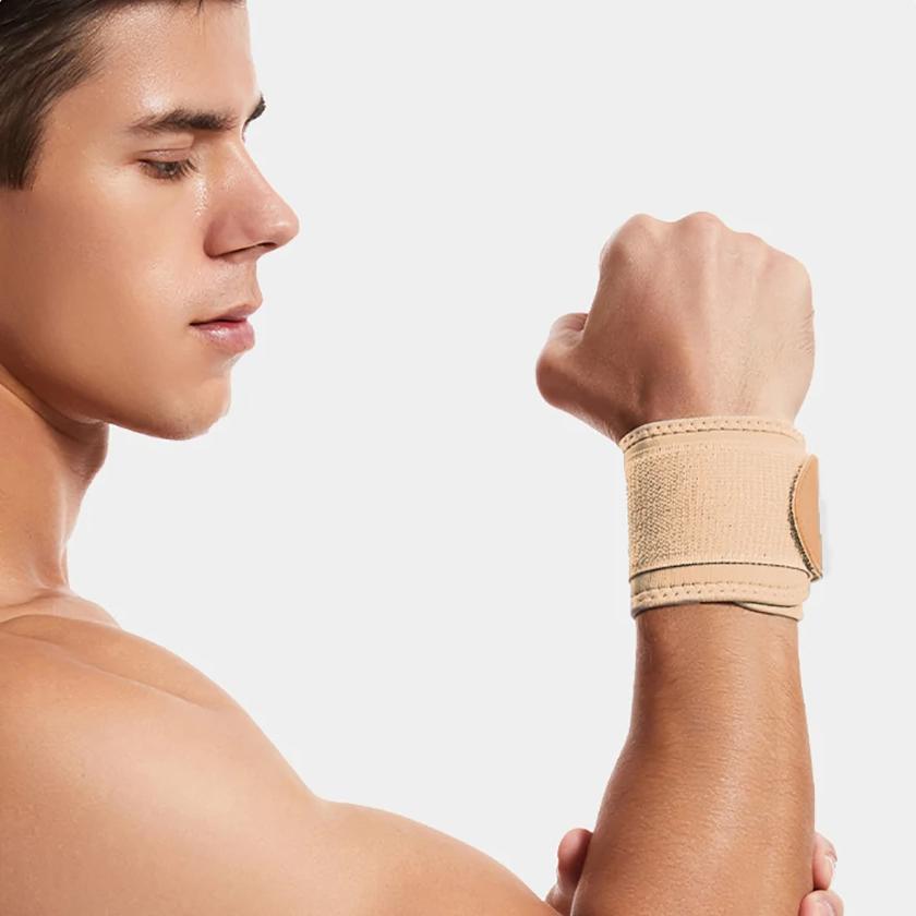 OLIKEI 1PC Adjustable Sports Wrist Support Strap Prevent Sprain Wrist Brace Tendon Sheath Wrap Wrist Guard Gym Fitness Basketball Wrist Protector