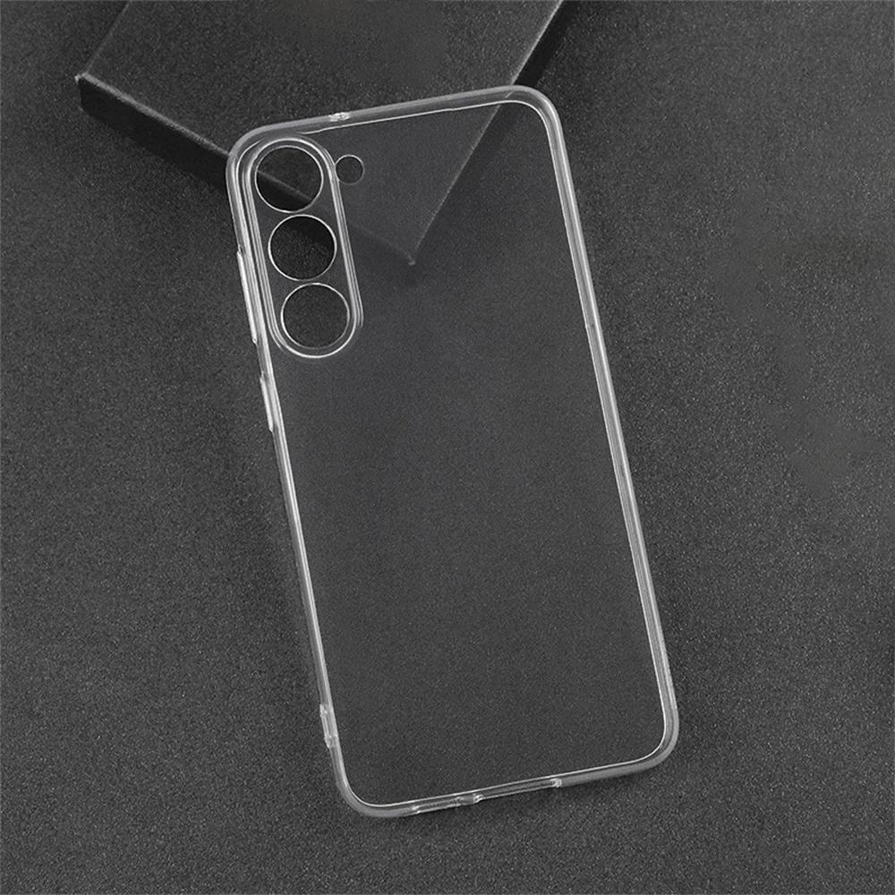 TPU Clear Transparent Phone Case For Samsung Galaxy S20 S21 S22 S23 S24 S25 Plus UItra S20 FE Simple Slim Soft Protective Cover
