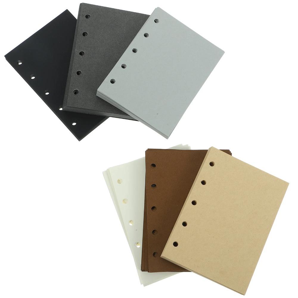 

Indexing Cards M5 A8 Loose Leaf Refill Paper 5 Hole Notebook Index Inside Page Stationery бежевий