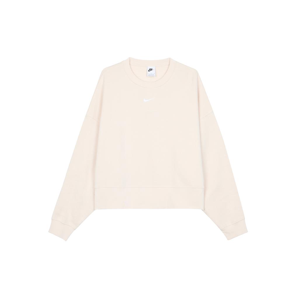 New Nike Sportswear Essentials Series Sweatshirt Women's Ecru DJ7666-219