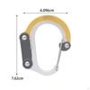 Carabiner Clip and Hook Aluminum Alloy Keyring Small Snap for Outdoor Activities