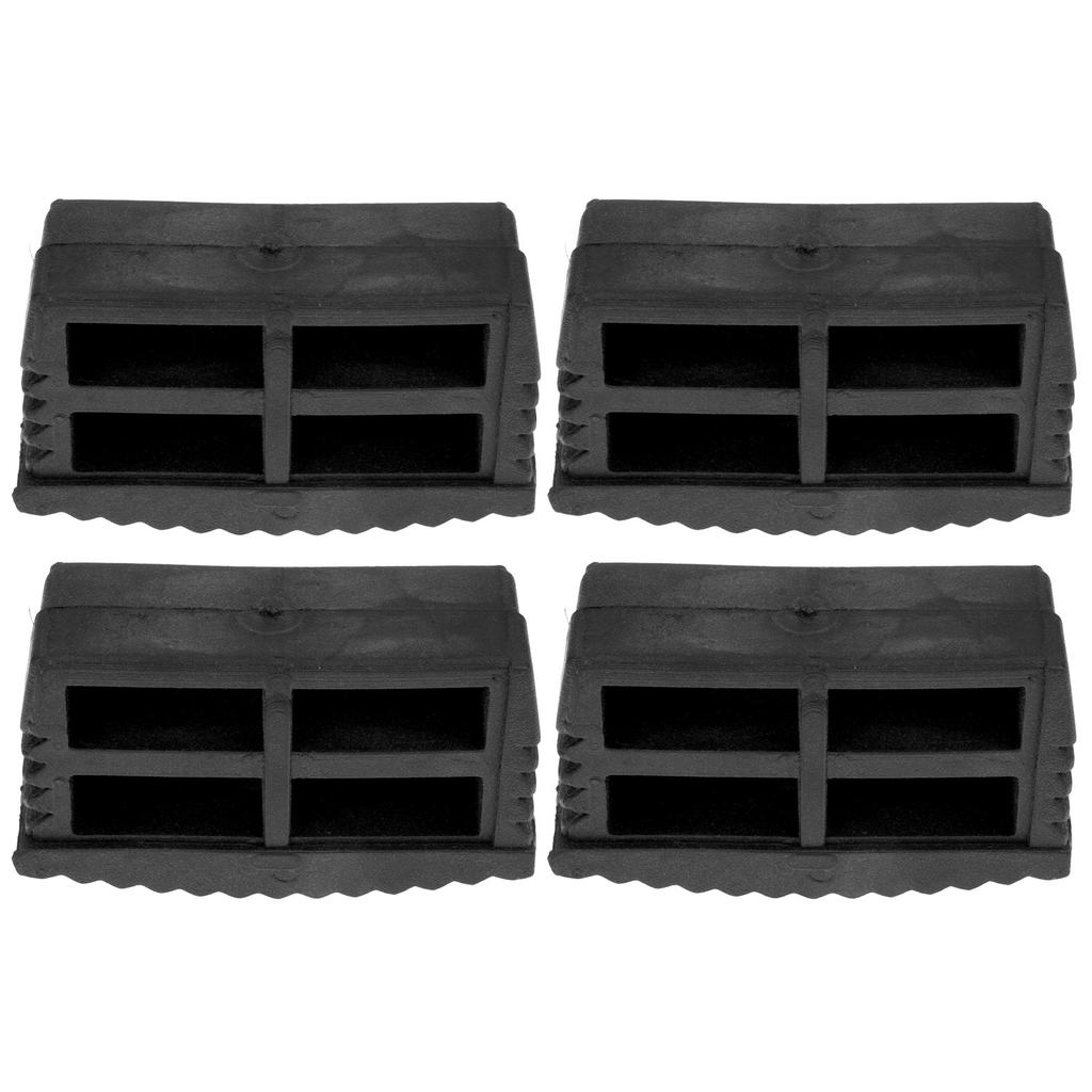 4Pcs Ladder Foot Cover Anti-Slip Rubber Mat Heavy-Duty Floor Protection Ladder Leg Caps Protective Covers for Stability Safety