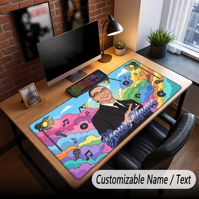 Custom Name Extended Mouse Pad,Central Cee Gaming Desk Mat For Home Office Desktop Decor