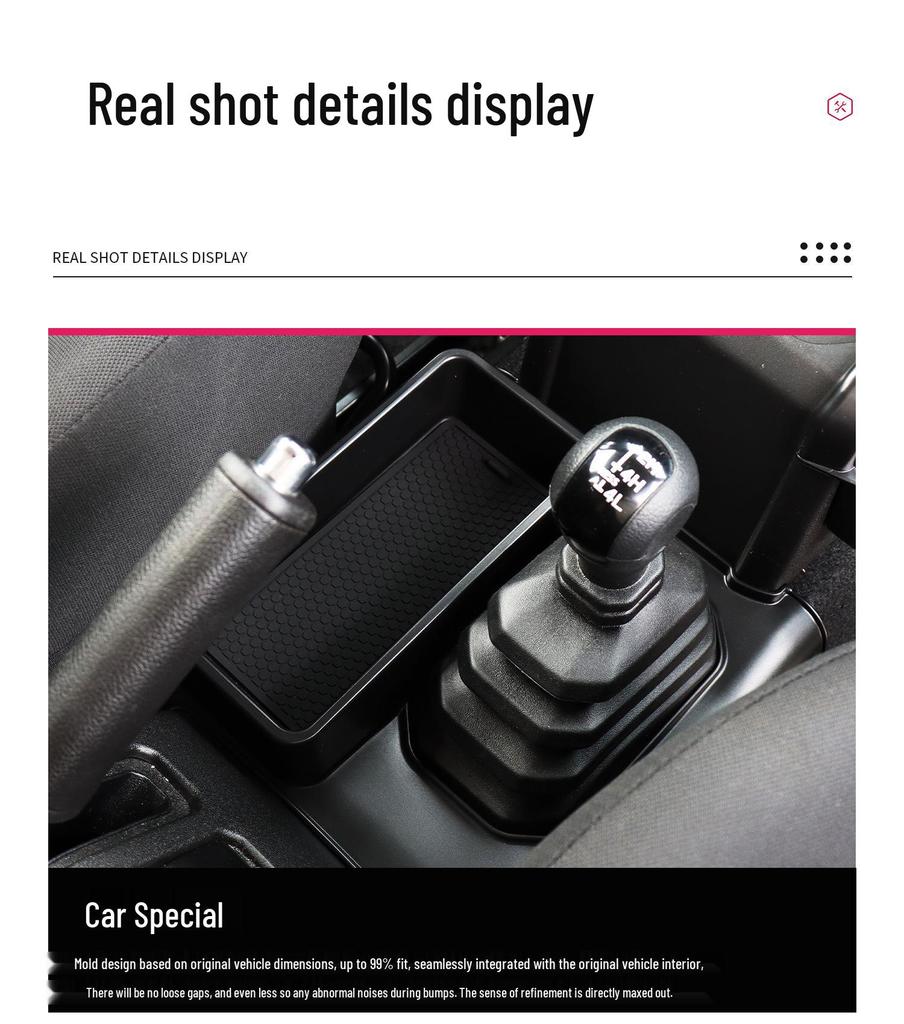 Jimny 5-Door 2023-2026 Center Console Storage Box