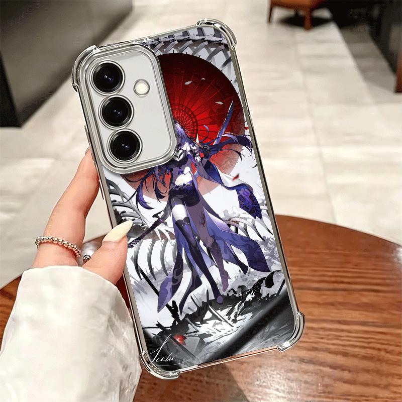 Honkai Star Rail Acheron Plating Phone Case For Samsung A17 A07 A37 A57 A16 A56 A15 A55 A14 A54 A13 A53 A26 A36 A25 A35 A24 A34