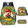 Cartoon Backpack, Primary And Secondary School Students Three-Piece Set, School Bag, Backpack, Shoulder Bag, Pencil Case.