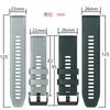 Quickfit 22 26mm Watch Straps For Garmin MARQ Athlete Adventurer Golfer Captain Aviator Epix Gen 2 Silicone Fenix 7x 7 Bracelet