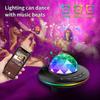 VAORLO RGB Starry Sky Projector Night Lamp Romantic Colorful Nightlight Wireless Blueteeth Speaker Player For Child Birthday Christmas Holiday Gifts