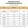 RICECGO Popular Classic Men's Sports Alloy Case Men Watches with Calendar Dial  Men Stainless Steel Belt Watch Luminous Watches