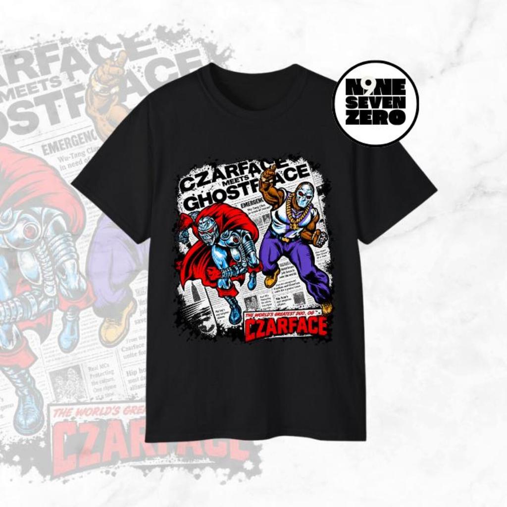 Czarface Meets Ghostface T-Shirt Vintage Hip Hop Clothing