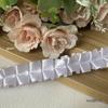 2.5cm Colorful Polyester Pleated Lace I-beam Badge Holder & DIY Card Holder Accessory