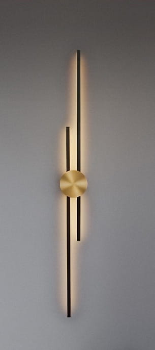 Tanami - elegant modern LED wall lamp Gold 122 cm