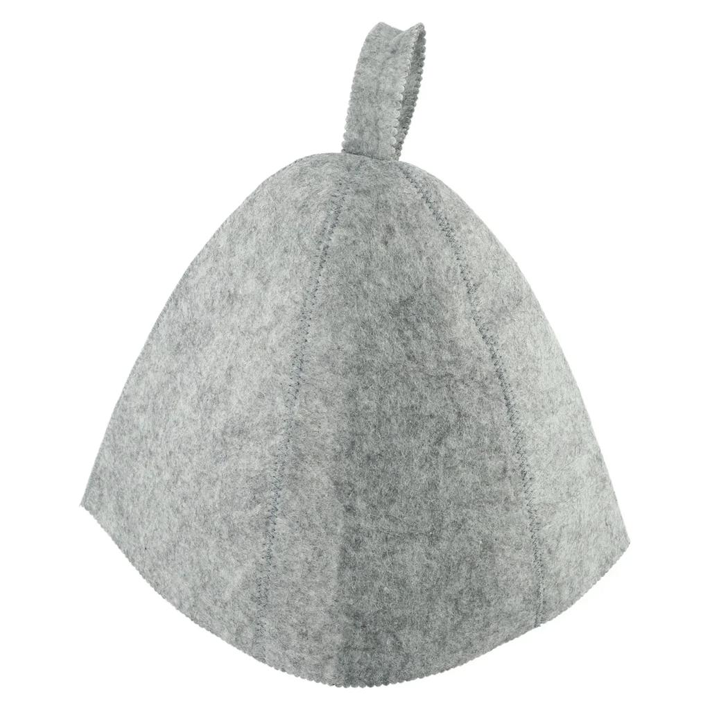 Thicken Cap Sauna Hat Heat Insulating Lightweight Protect Hair Skin-friendly Wear Resistant Wool Felt 100% Brand New