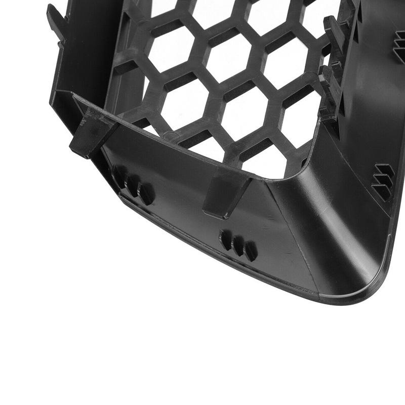 1 Par Bil Framstötfångare Övre Grill Ersättning Vänster Höger Matt Svart För Seat Ibiza Cordoba Typ 6L 2002 2003 2004 2005-2009