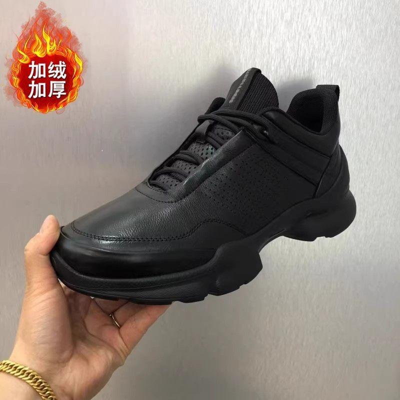 Shoes Autumn and winter men's soft-soled black commuter shoes men's casual boots cotton shoes versatile trend fashion casual men