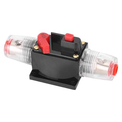 12 24V Voiture Auto Accessoire Amplificateur Audio Réinitialisation Disjoncteur Porte-fusible pour Automobile Bateau 60A