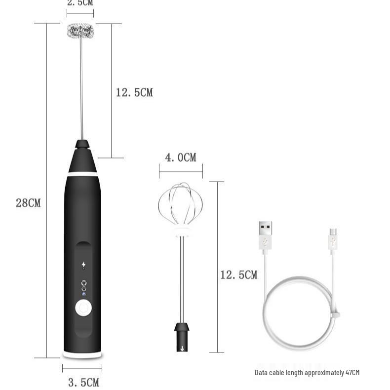 Handheld Electric Milk Frother and Cream Whipper
