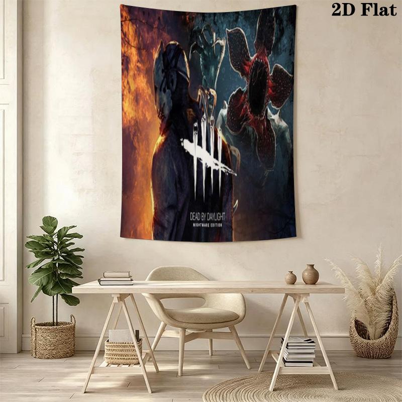 Dead Daylight 2D Flat Wall Tapestry Tapestry Background Cloth Fashion Print Wall Covering Decoration Homestay Soft Decoration Tapestry