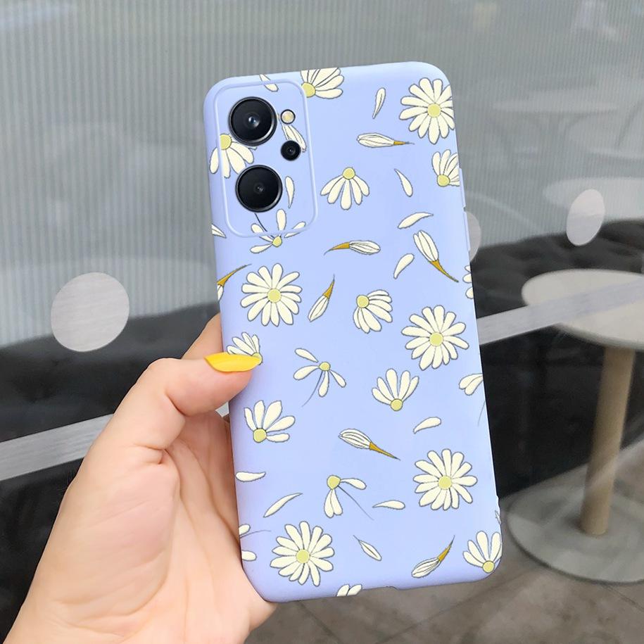 For Realme 9 Case 2022 For Realme 9i Cover Fashion Sunflower Painted Soft Silicone Phone Case For Realme9i Realme9 RMX3521 Funda