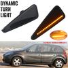 Amber Sequential Blink LED Fender Side Marker Turn Signal Lights For Renault Symbol MK2 Thalia Dacia Sandero MK1 2008–2012
