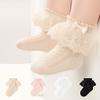 Kids Socks For Girls Teenager Sweet Lolita Lace Bow Princess Socks Spring Summer Children's Cotton Girls Baby Toddler Sock 0-12Y