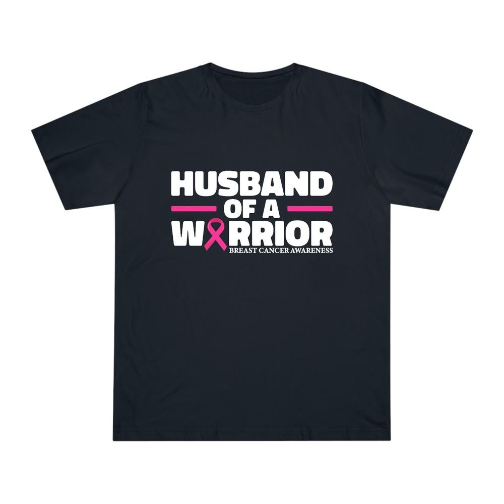 Husband Of Warrior Breast Cancer Awareness Tshirt Pink Ribbon October Month Tee S