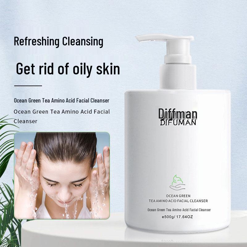 Diforman Marine Amino Acid Deep Cleanser - Gentle Oil Control, Non-Greasy Face Wash.