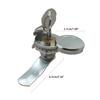 Locker Lock Mailbox Cupboard Lock for Door Safe Box Cabinet Drawer Furniture Cylinder Cam Locks with for Key Lock Securi