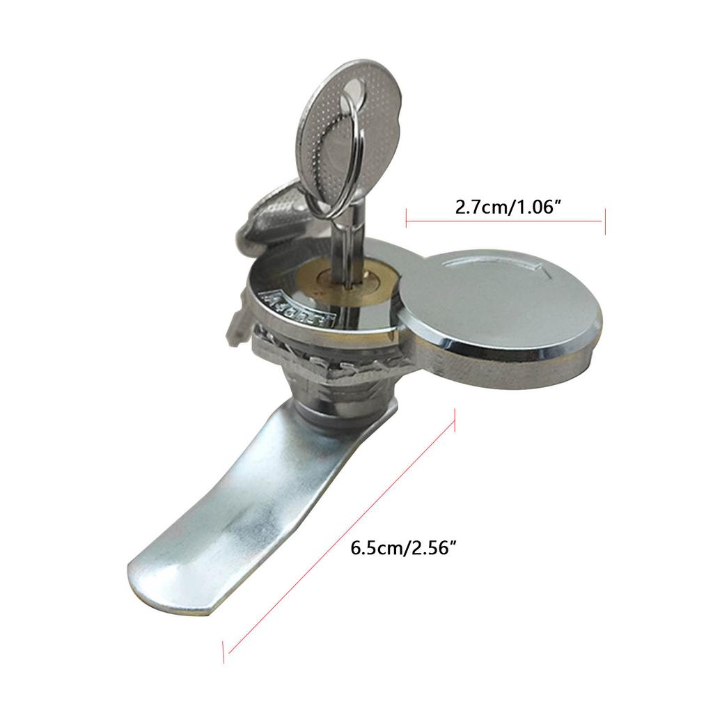 Locker Lock Mailbox Cupboard Lock for Door Safe Box Cabinet Drawer Furniture Cylinder Cam Locks with for Key Lock Securi