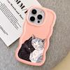 Case for iPhone 12 XR 16 Pro Max 11 8 14 13 17 Air 15 Plus Soft Phone Cover Cute Cat