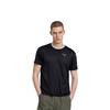 Puma Simple Breathable Outdoor Casual Sports Solid Color Round Neck Short Sleeve T-Shirt Men Tops Black 587212-01