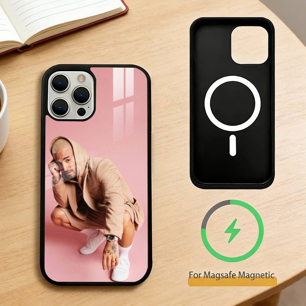 

M-Maluma Phone Case For iPhone 14,16,15,13,17,12,Plus,Pro,Max Magnetic For Magsafe Frosted Cover iPhone15