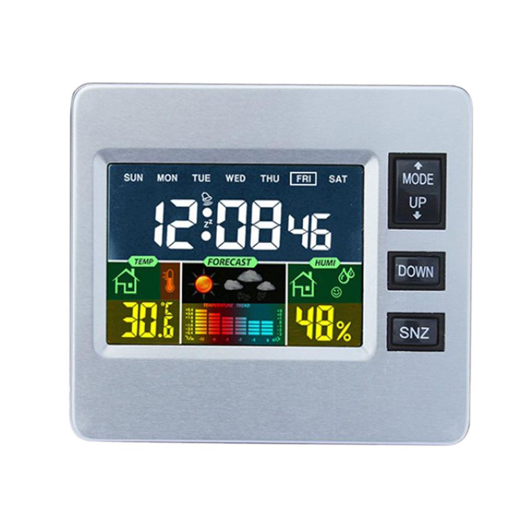 

Беспроводная метеостанция Будильник Комнатный термометр Температура Температура. Измеритель влажности для домашнего офиса