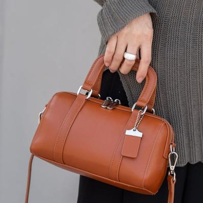 Cowhide Natural Drop Pattern Women's Bag, Shoulder Crossbody Women's Bag, Pillow Bag Fashionable Large-capacity Soft Leather