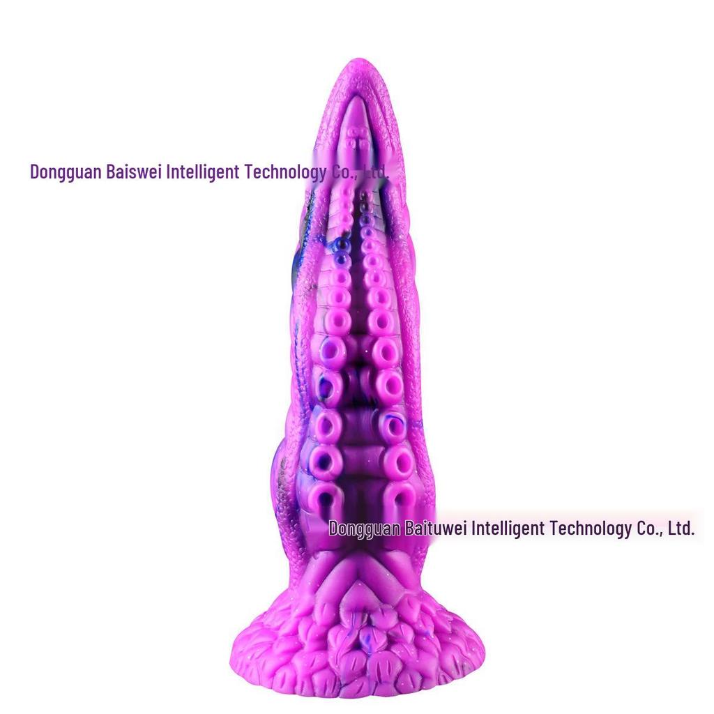 Alien Octopus Tentacle Anal Plug - Soft Silicone Flesh Expander for Men & Women