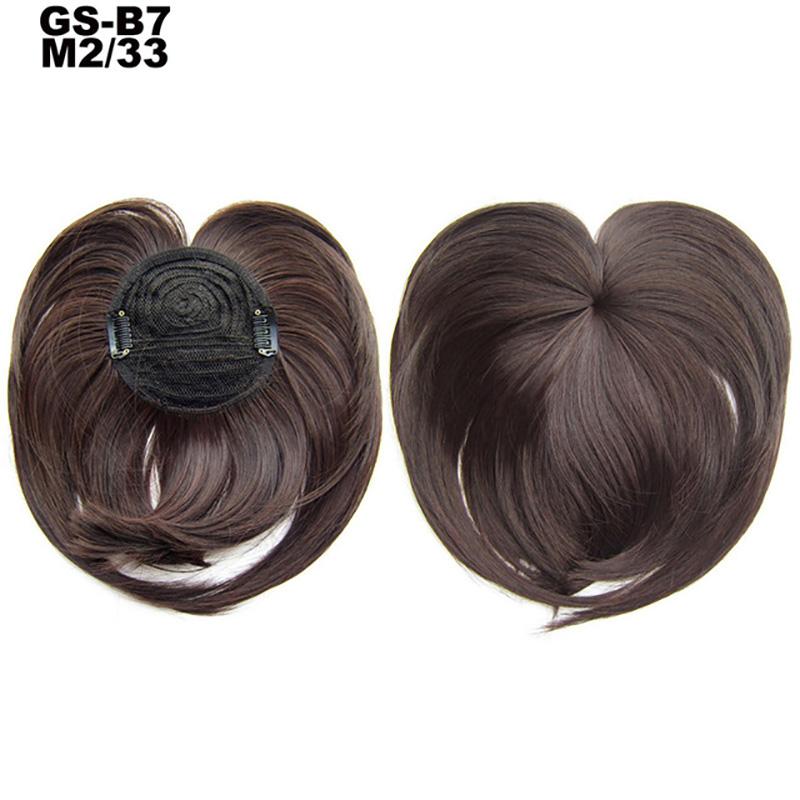 Hair Bangs Blunt-Bang Clip On Hair Extension False Fringe Women's Hairpieces