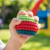 Ensemble de 3 poufs pour enfants Tissu doux Remplis de petits poufs pour jeux et activités intérieurs et extérieurs Design fait main durable